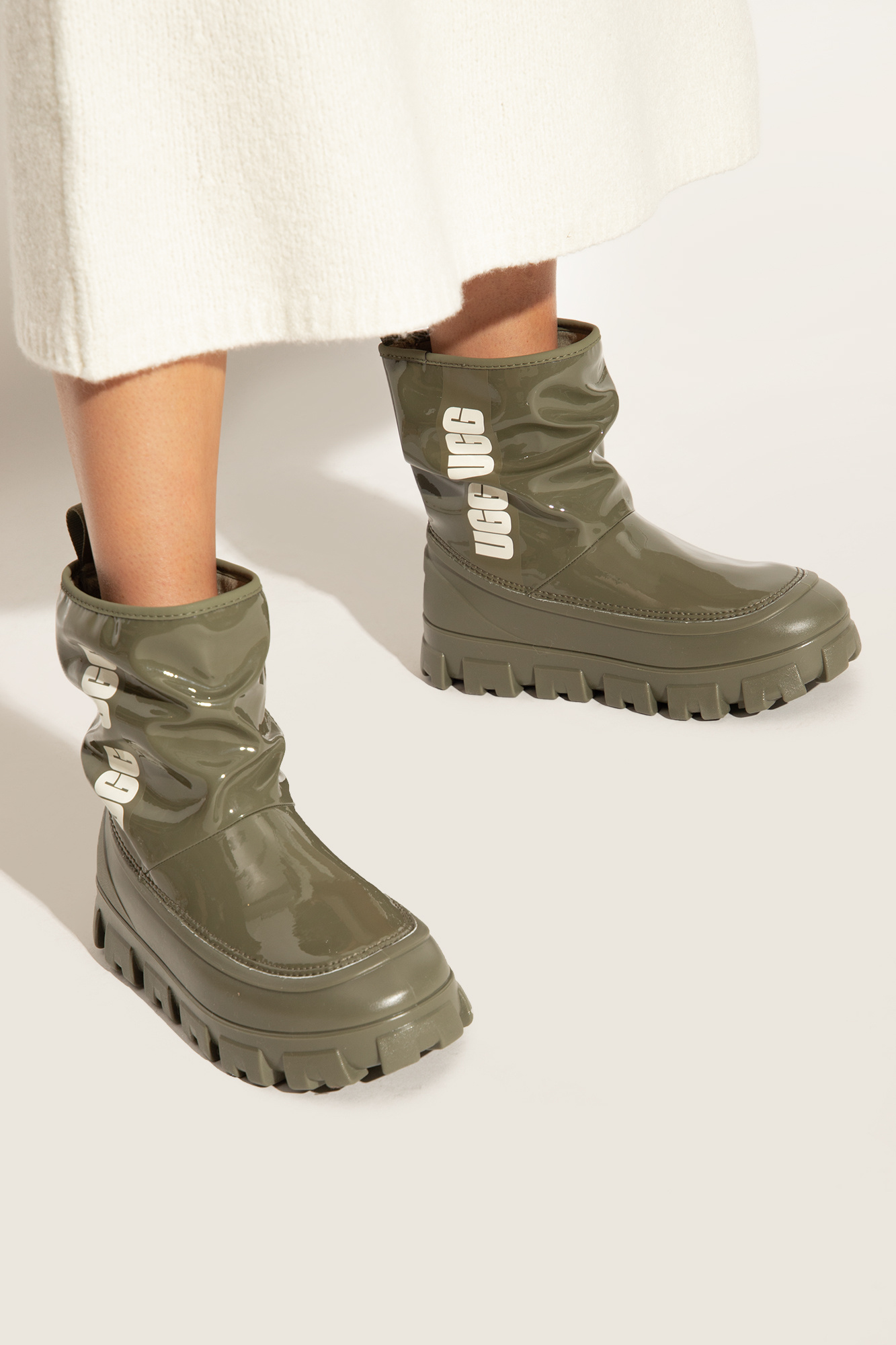 Green 'Brellah Mini' ankle snow boots UGG - Vitkac Canada